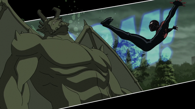 File:Miles Morales takes down the Ultimate Goblin USMWW.png