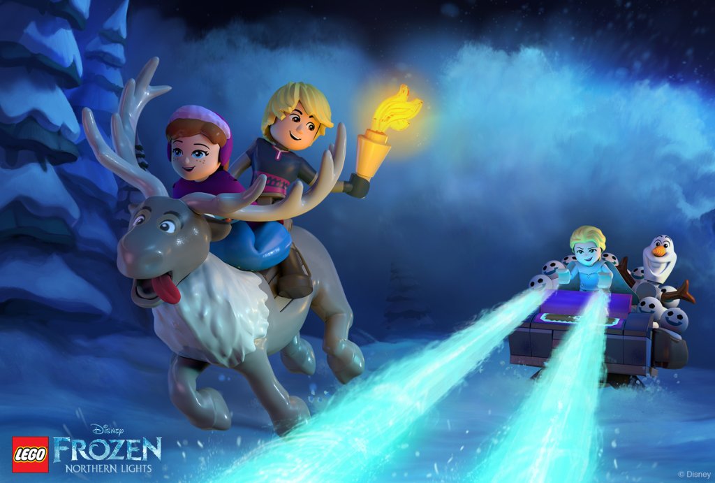 frozen lego cartoon