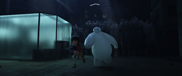 File:Hiroandbaymaxrunningfrommicrobots.jpg