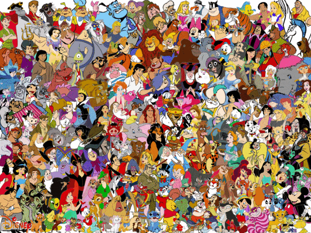 File:Many Disney characters.gif