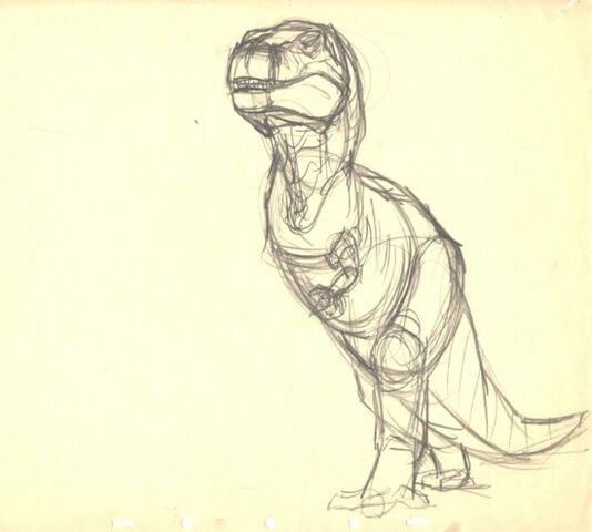 File:Drawing of T-rex 1.jpg