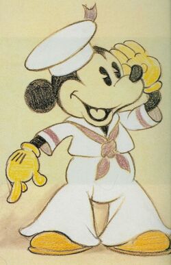 Navy mickey