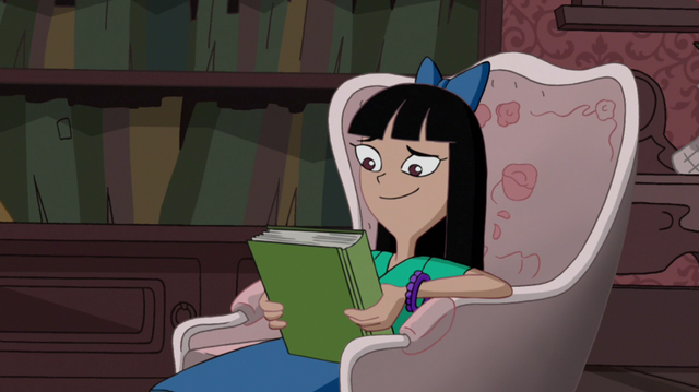 File:Stacy about to read.png