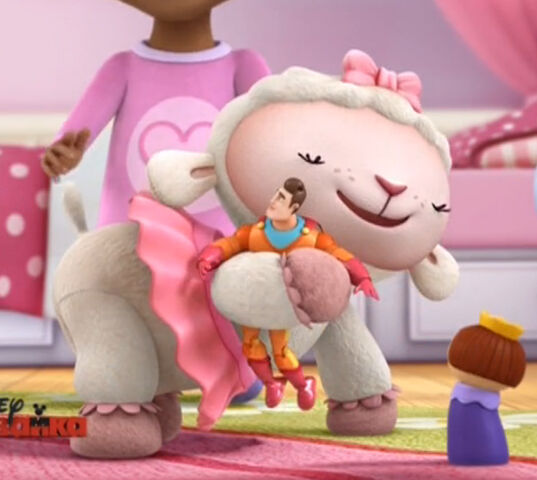 File:Lambie hugs awesome guy.jpg