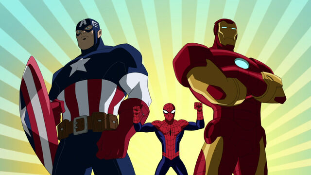 File:Ironman&Captain America-Ultimate Spider-Man.jpg