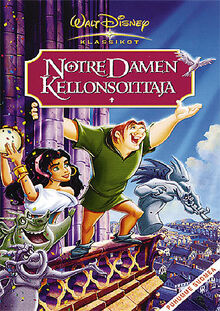 Notre Damen kellonsoittaja -elokuvan kansi