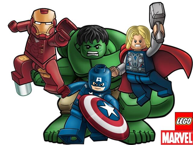 File:Lego Avengers Big 4 team.jpg