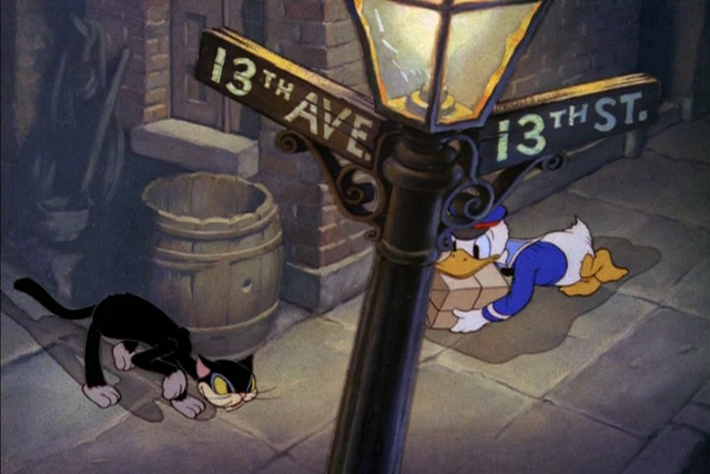 File:Donald about to run into a cat.png