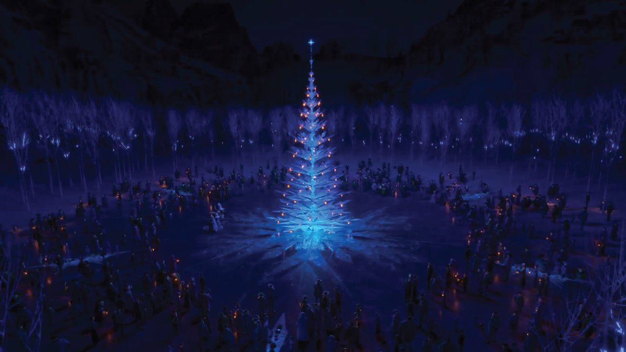 image olaf 39 s frozen adventure 21 png disney wiki mickey and minnie christmas tree