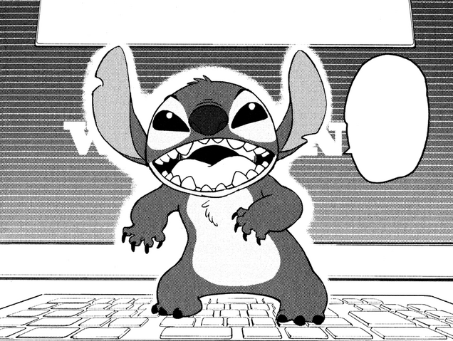 File:Stitch KHII Manga.png