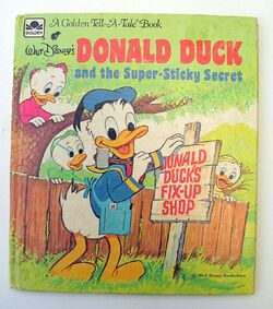 Donald duck and the super sticky secret