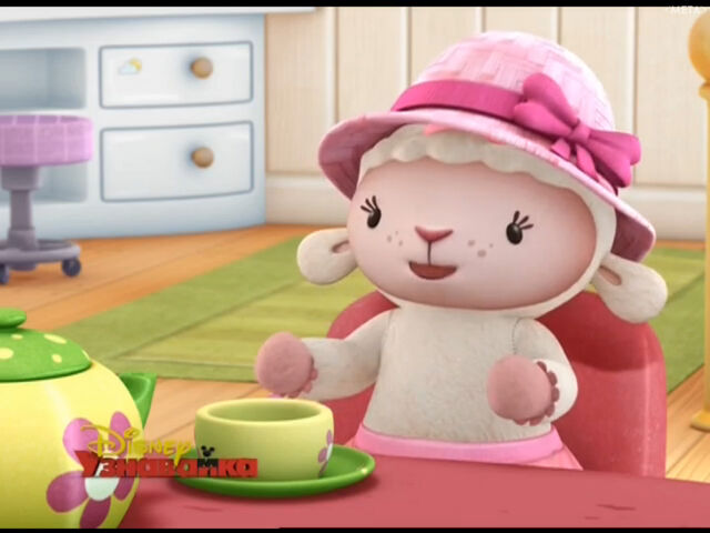 File:Lambie at tea party.jpg