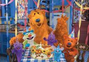 Bear blue house