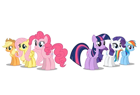 Image - 261365 UNOPT safe twilight-sparkle rainbow-dash pinkie-pie