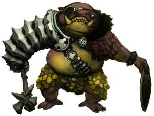 Orc Kim, a famous example of an orc.