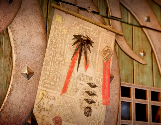 File:The Inquisition is reborn - the charter nailed on Haven Chantry.png