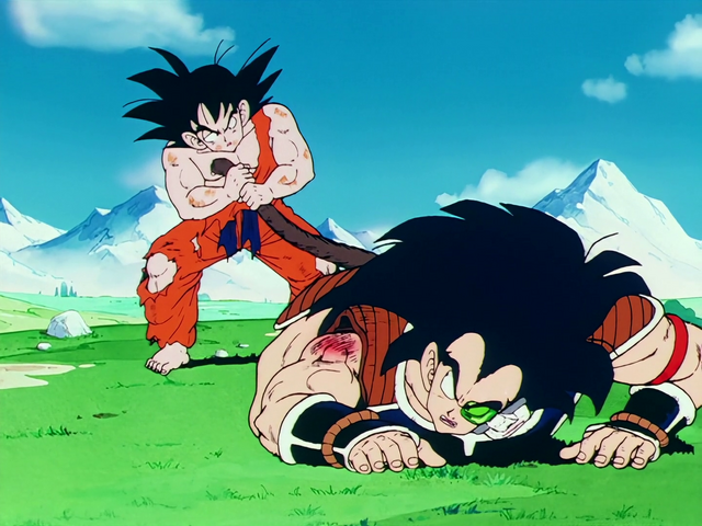 File:GokuHoldsRaditzTail.Ep.4.png