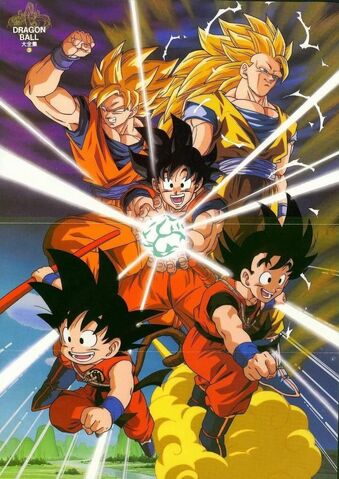 File:GokuOverTheYears.jpg