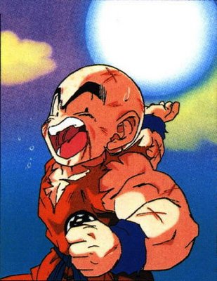 Resultado de imagen de krilin con espada