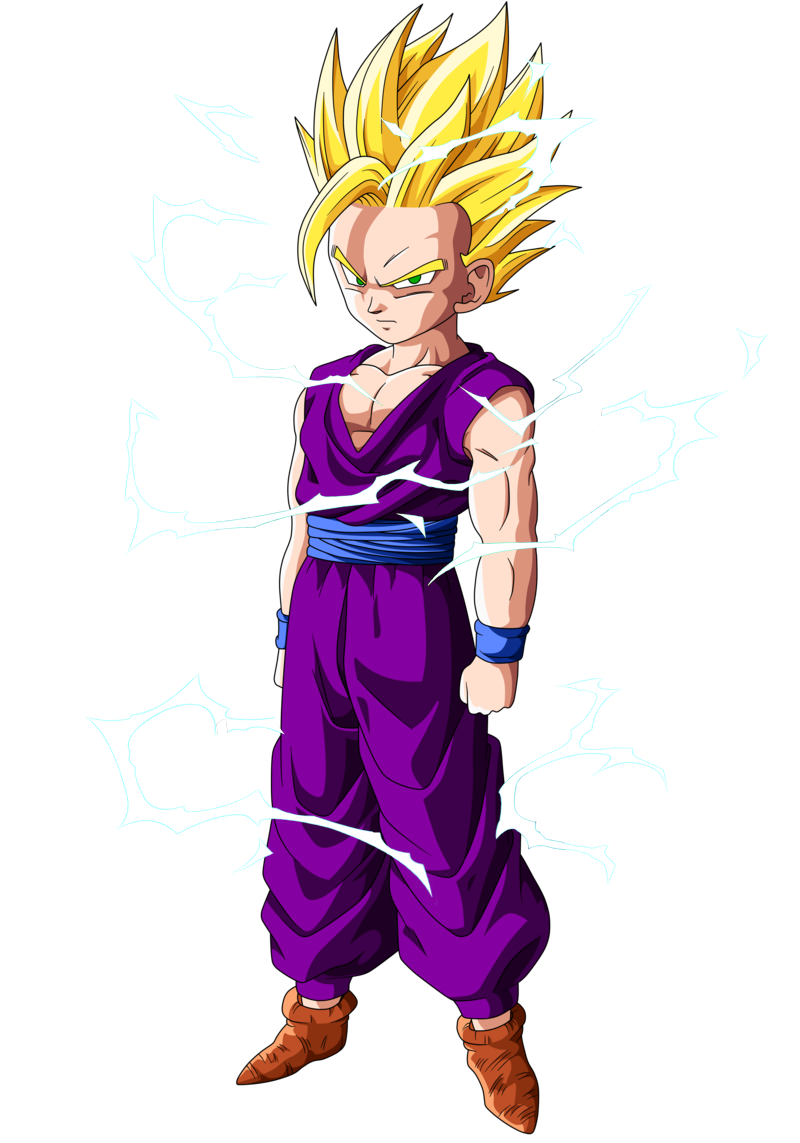 Resultado de imagen de gohan joven saiyajin dragon ball