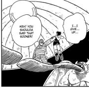 Yamcha surrenders