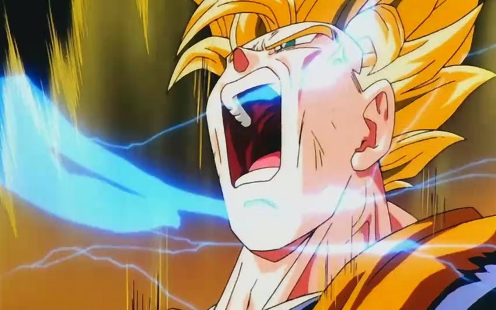 Image goku powering up jpg dragon ball wiki fandom powered by wikia