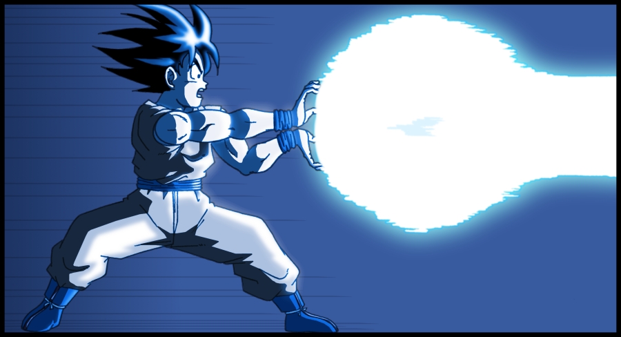 Resultado de imagen de goku kameha
