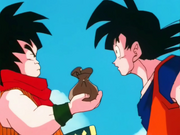 YajirobeAndGokuSenzuBeans