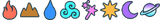 Fire-Earth-Water-Air-Magic-Light-Twilight-Space