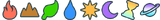 Fire-Earth-Nature-Water-Light-Twilight-Time-Space