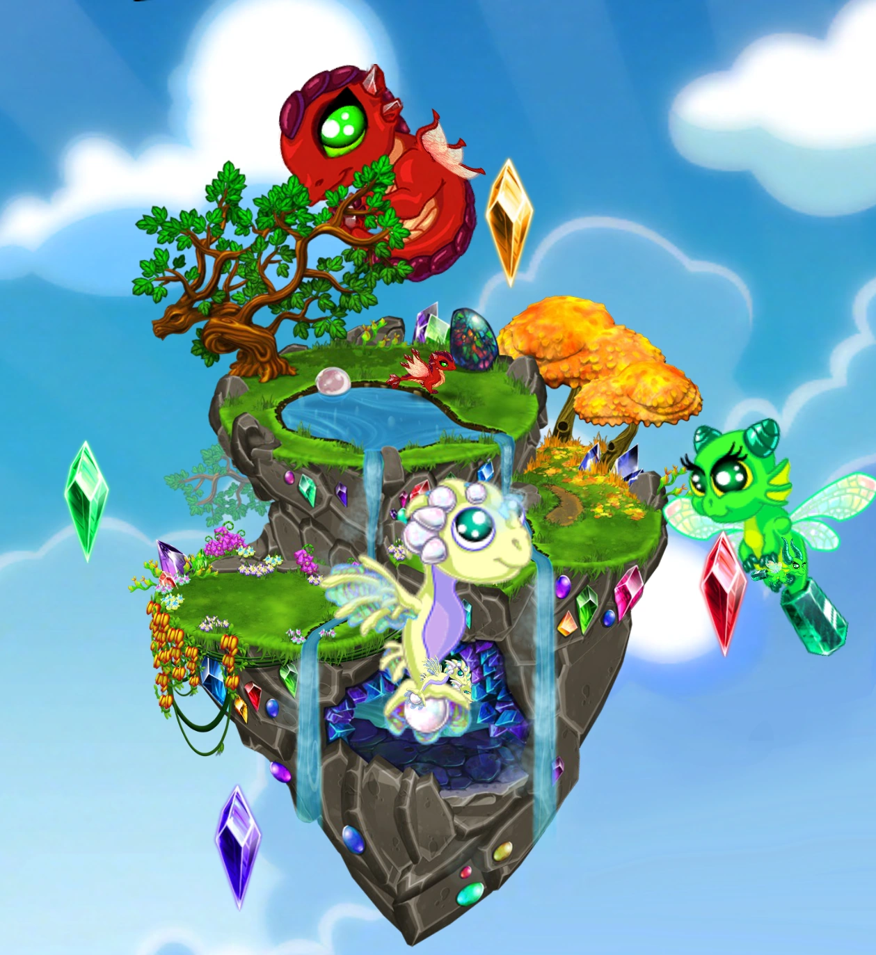 Image Huge gemstone baby dragons.png DragonVale Wiki FANDOM