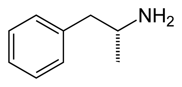 Datei:(R)-(-)-amphetamine-2D-skeletal.png