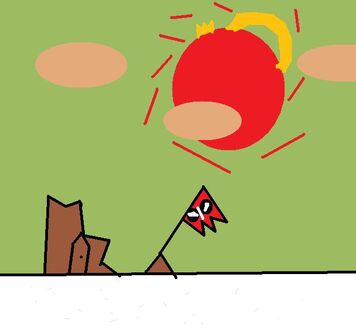 -- land