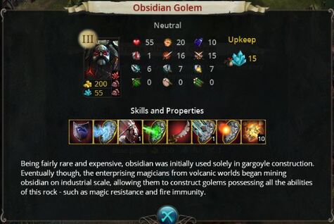 Obsidian Golem