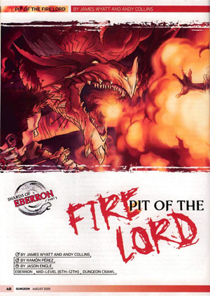 Cover of Pit of the Fire Lord