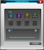Converting Resources