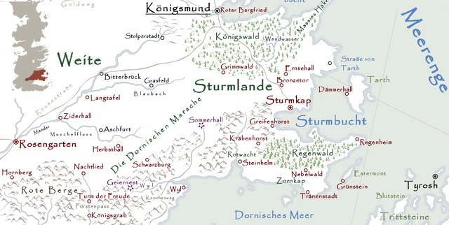Bild - Sturmlande.png – Das Lied von Eis und Feuer Wiki - Romane ...