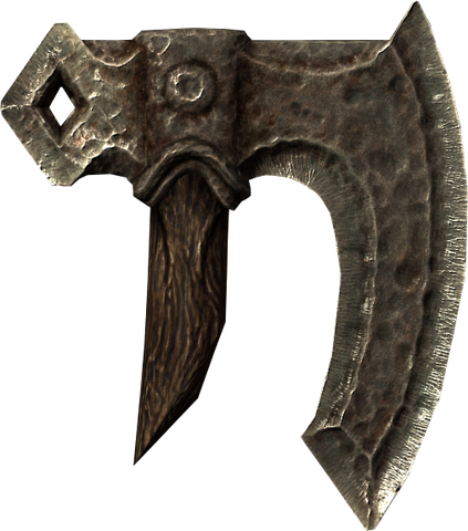 File:Broken iron war axe head.png