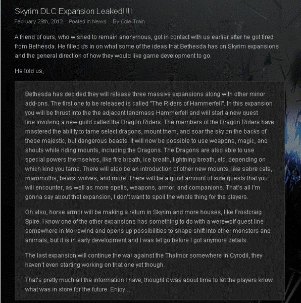 SKYRIM-DLC