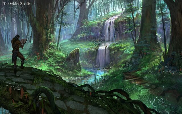 File:Secluded waterfall in Grahtwood.jpg