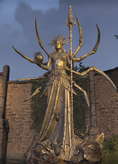 File:Mephala Spiral Skein Statue.png