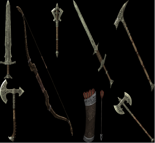 Bestand:Skyrim weapons.png