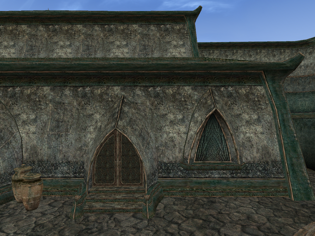 File:Mournhold Great Bazaar Bookseller Exterior View.png