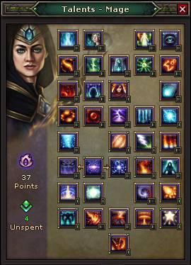 Mage Talent Tree