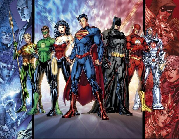 File:Jim lee justiceleague team big.jpg