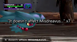 It dosen't affect Misdreavus