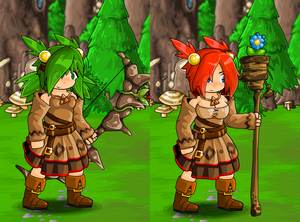 Ranger Skirt and Yellow Bauble