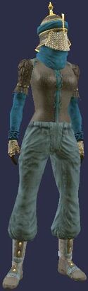Pristine Tranquil Damask vest