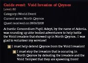 Guide event - Void Invasion of Qeynos