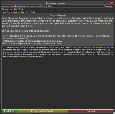 Progresslog